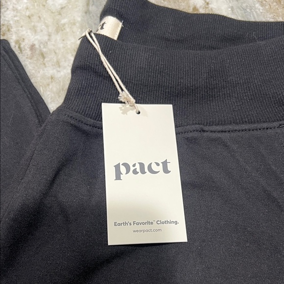 PACT Black joggers - Picture 2 of 2